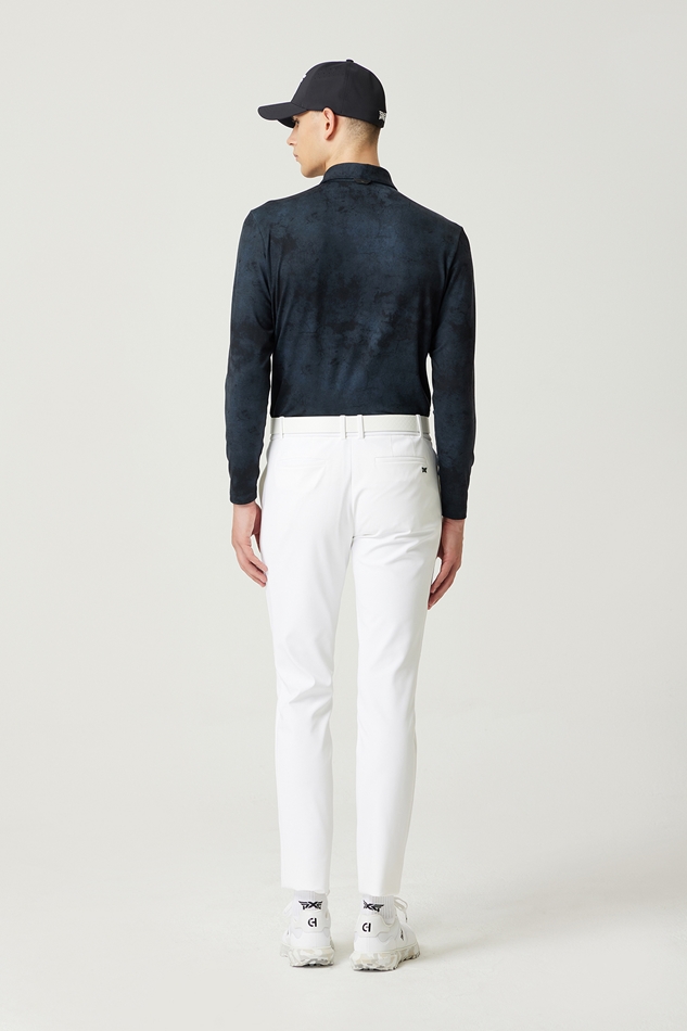 PATTERN COLLAR LONG-SLEEVE