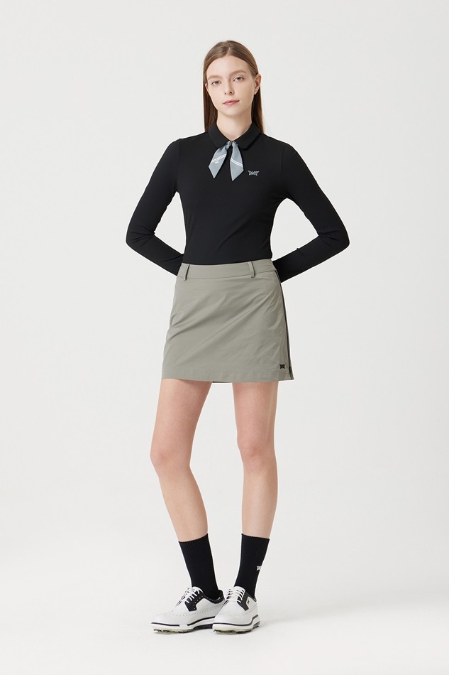 WOMEN SIDE PLEATED SKIRT
