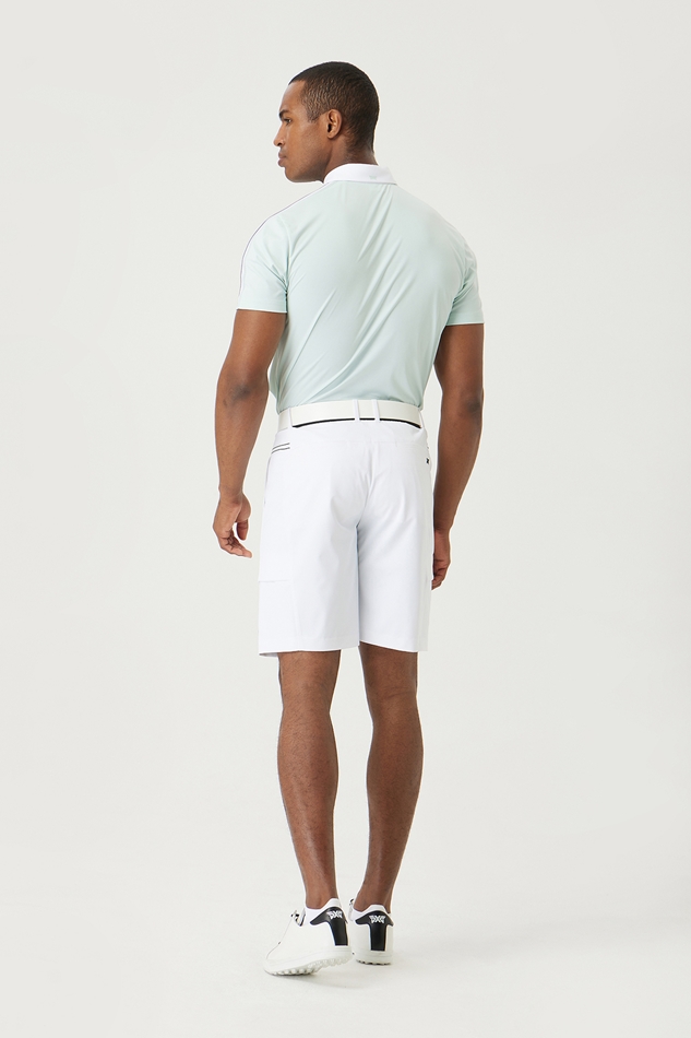 SUMMER KNITTED POINT COLLAR SHORT-SLEEVE