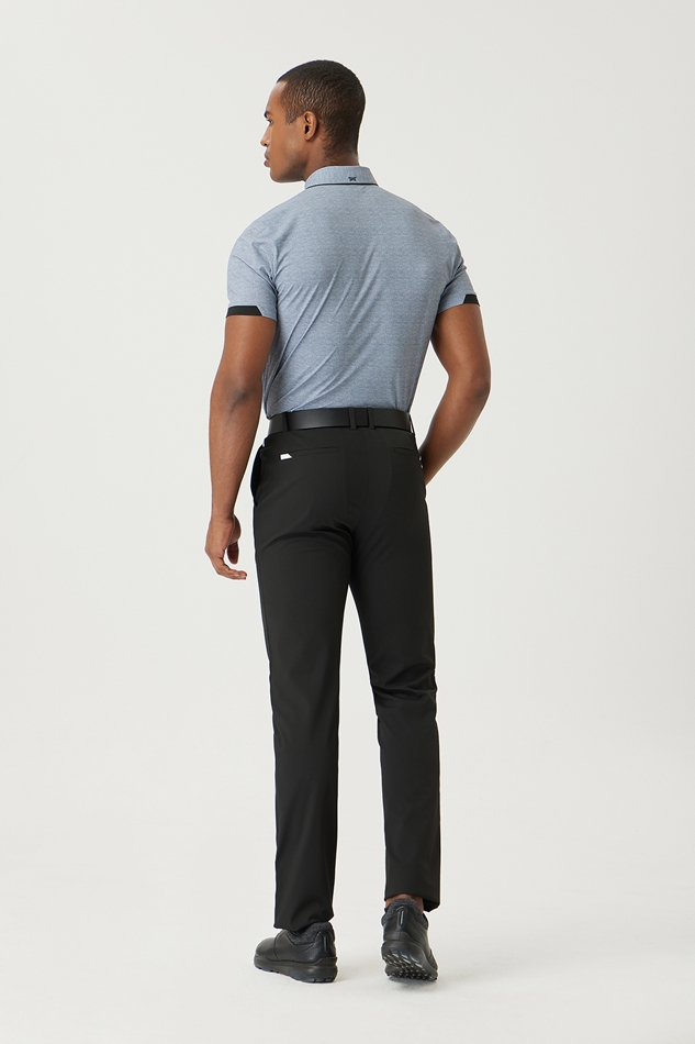 SUMMER TWO-TONE COLLAR SHORT-SLEEVE