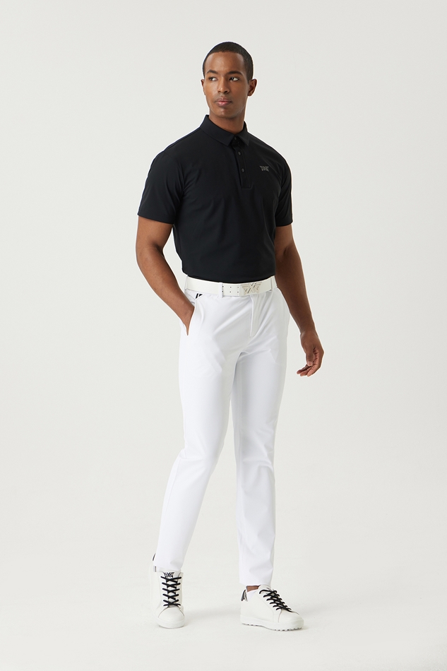 SUMMER TEXTURED COLLAR SHORT-SLEEVE