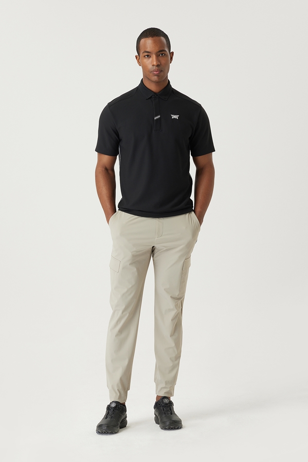 SUMMER LOOSE FIT COLLAR SHORT-SLEEVE