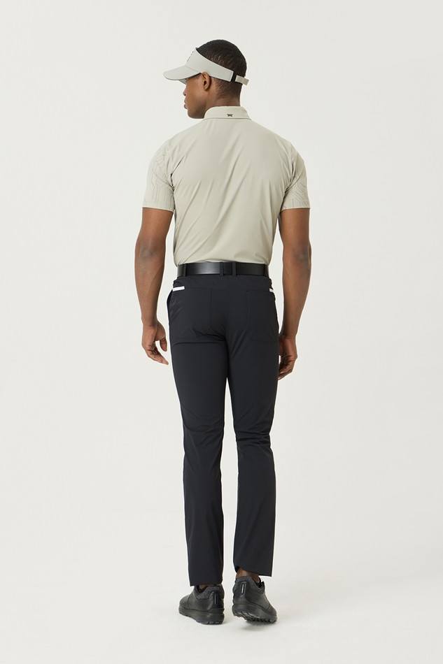 SUMMER PATTERN POINT COLLAR SHORT-SLEEVE