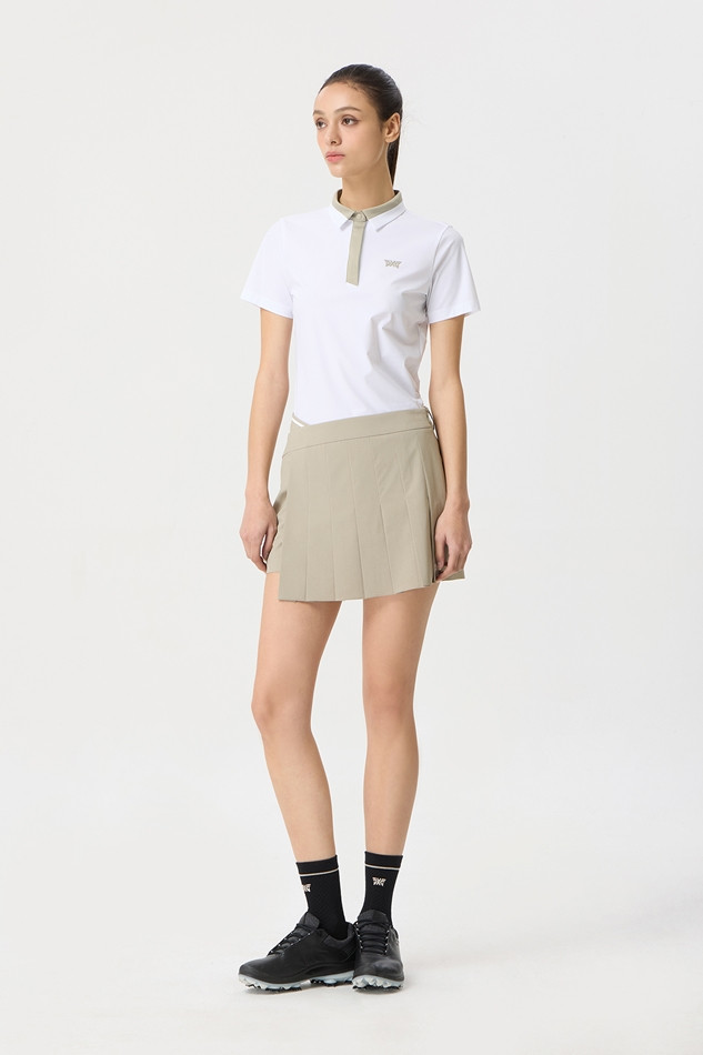 WOMENS SUMMER WRAP PLEATED PANTS