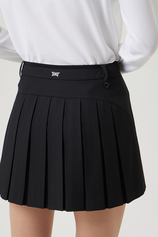 WOMENS BACK PLEATED SKIRT