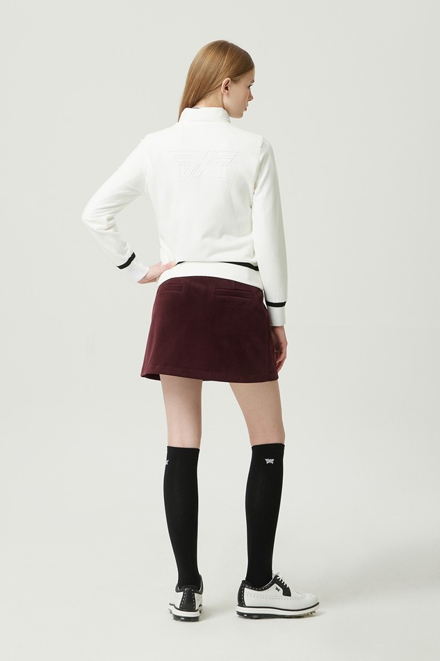 WOMEN WINTER KNIT HYBRID SWING DOWN JACKET