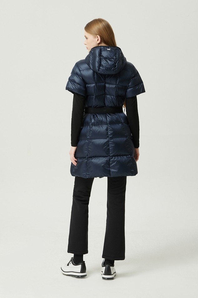 WOMEN WINTER SHORT SLEEVED LONG DOWN