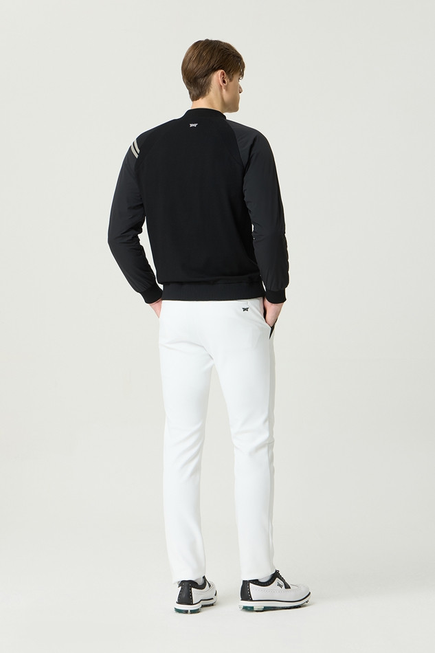 WINTER LINE POINT HALF ZIP WINDPROOF SWEATER