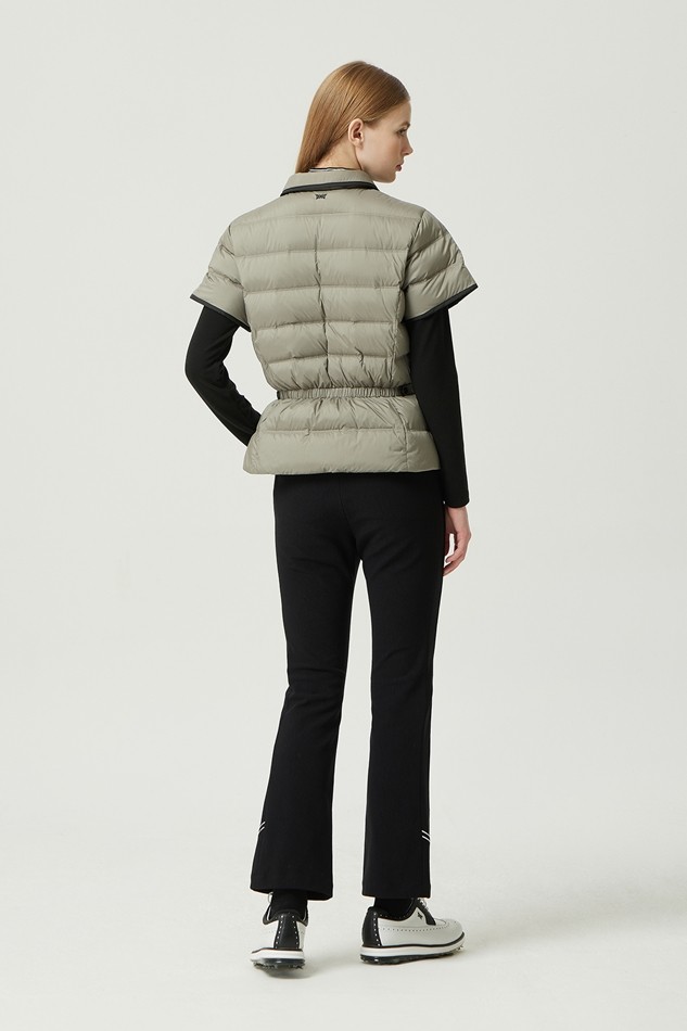 WOMEN WINTER SHORT SLEEVED DOWN VEST