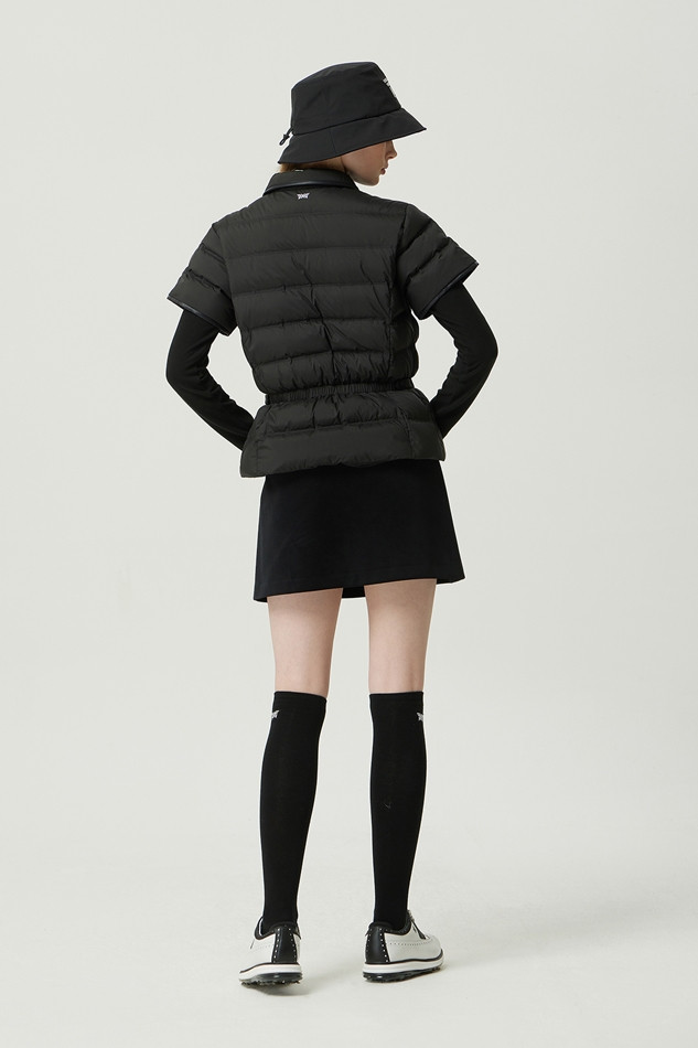 WOMEN WINTER SHORT SLEEVED DOWN VEST