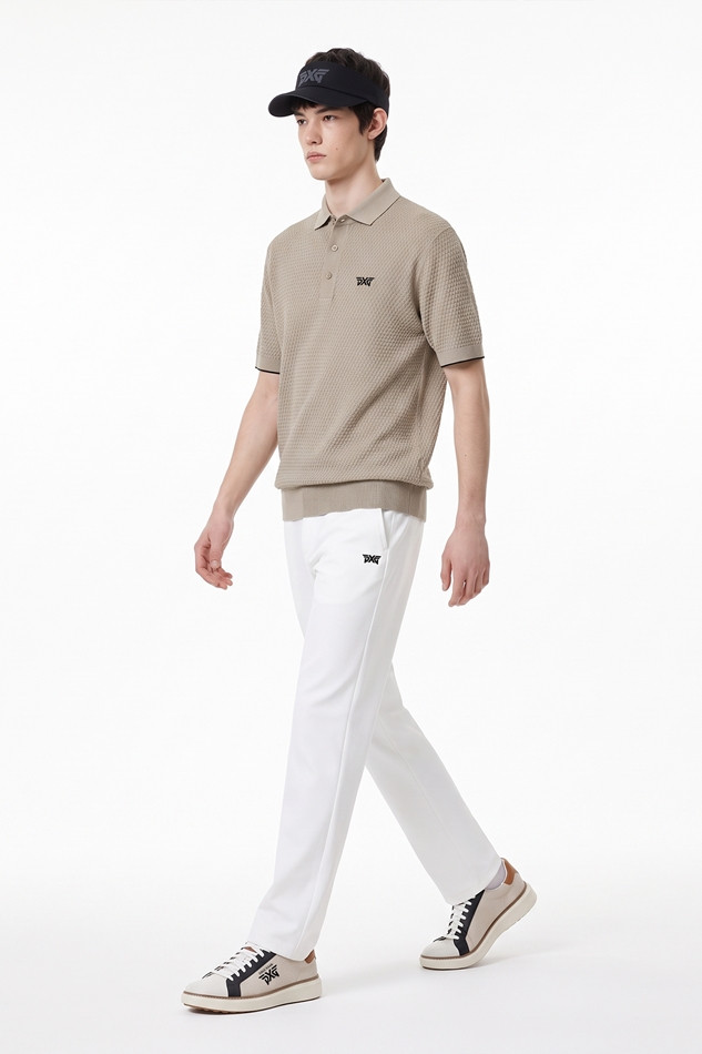 MEN ESSENTIAL STANDARD FIT PANTS PKFPM510201 WHITE 상품 이미지 5