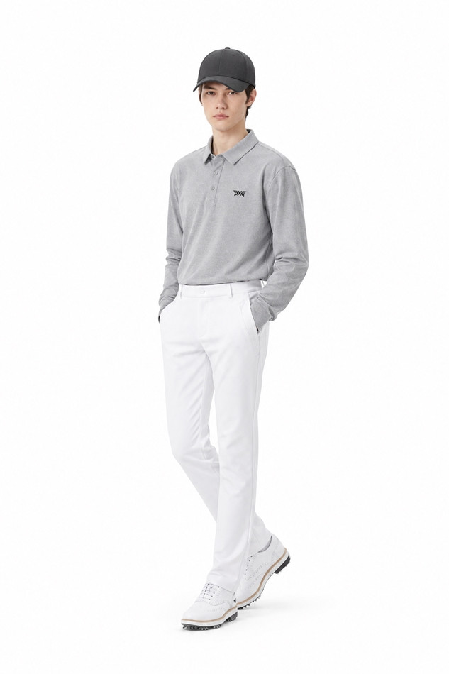 MEN ESSENTIAL SLIM FIT PANTS PKFPM510501 WHITE 상품 이미지 5