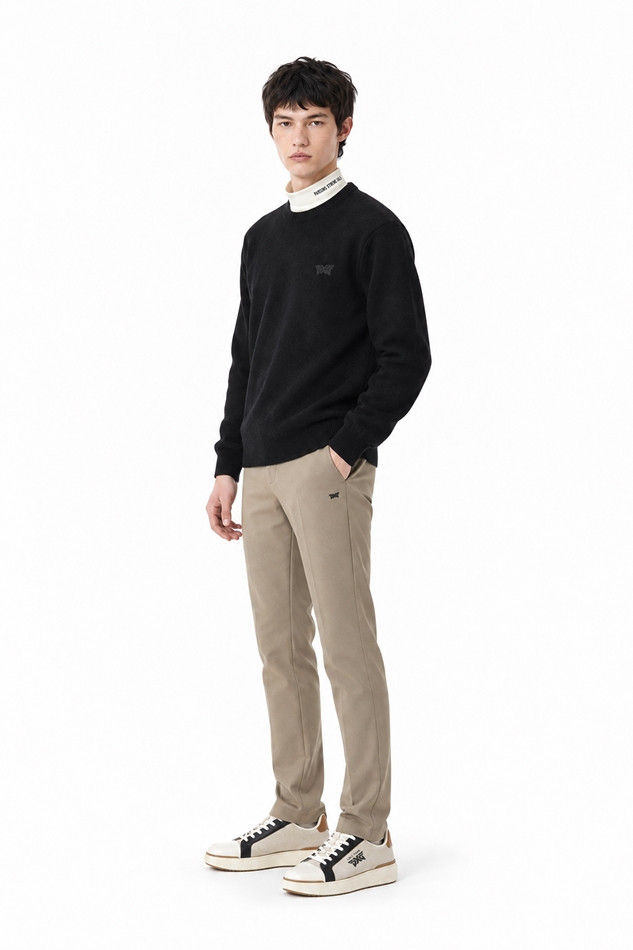 MEN R/N STANDARD FIT PANTS PKFPM510605 BEIGE 상품 이미지 4