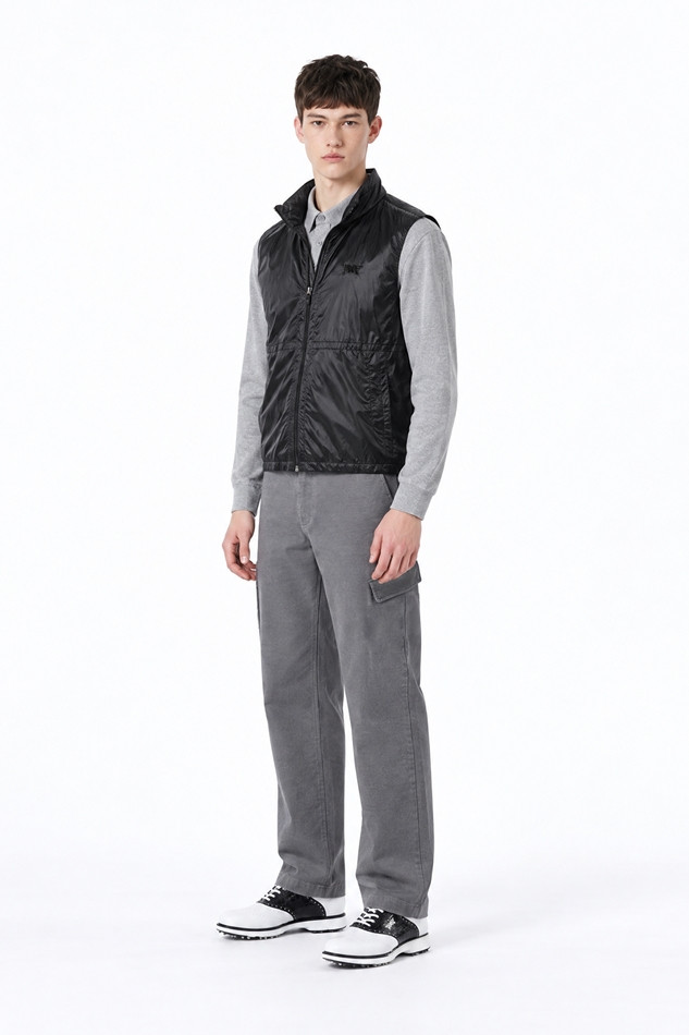 MEN DYEING SEMI-TAPERED FIT PANTS PKFPM510711 L/GREY 상품 이미지 5