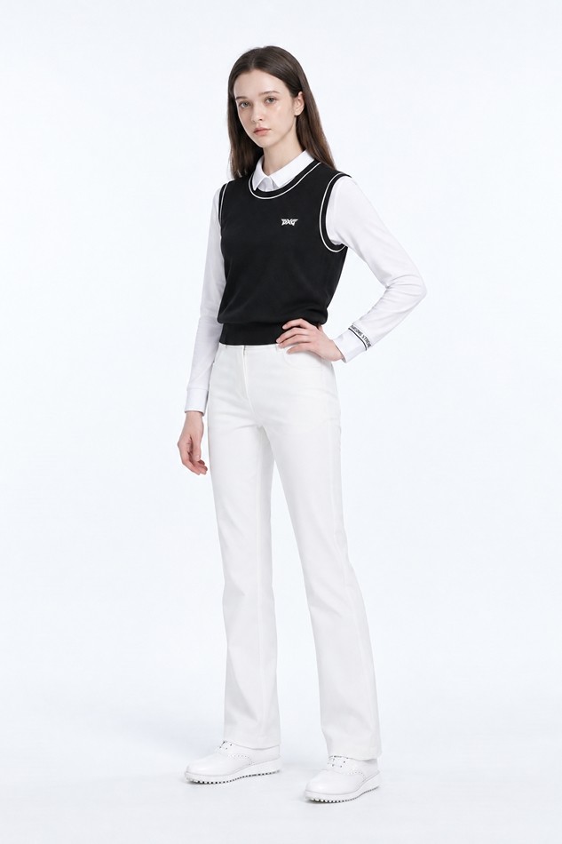 WOMEN HIP UP BOOTCUT PANTS PKFPW510301 WHITE 상품 이미지 5