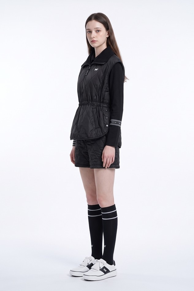 WOMEN RE-WOOL PADDED SHORTS PKFPW520921 BLACK 상품 이미지 5