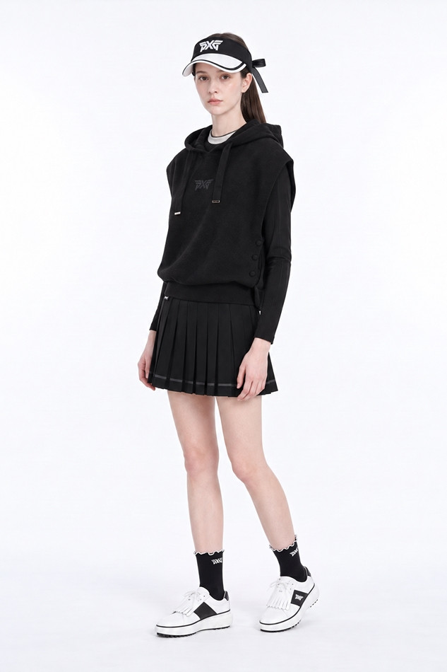 WOMEN WARM BLEND SKIRT PKFPW560421 BLACK 상품 이미지 5