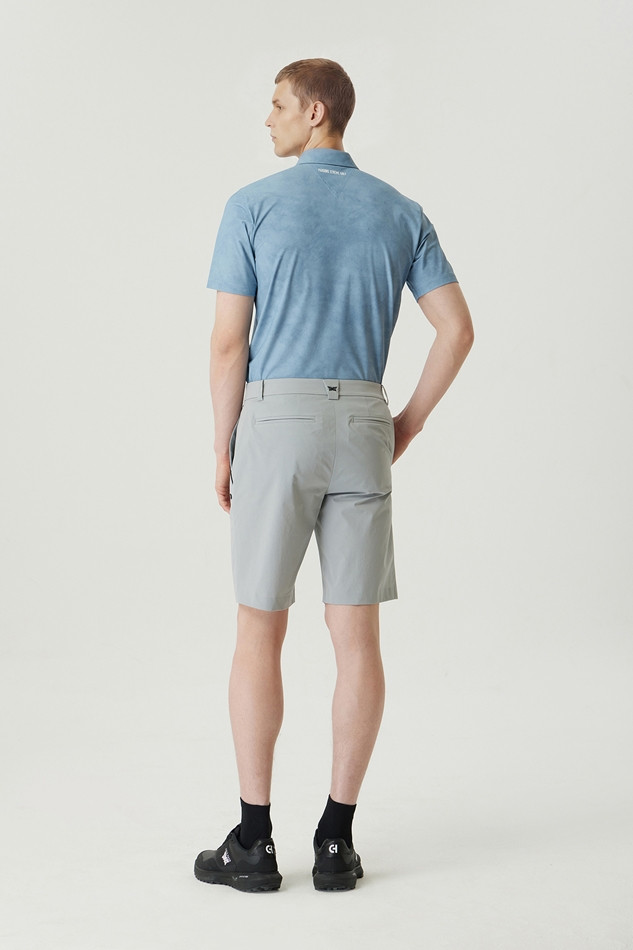 MEN PATTERN COLLAR SHORT SLEEVE