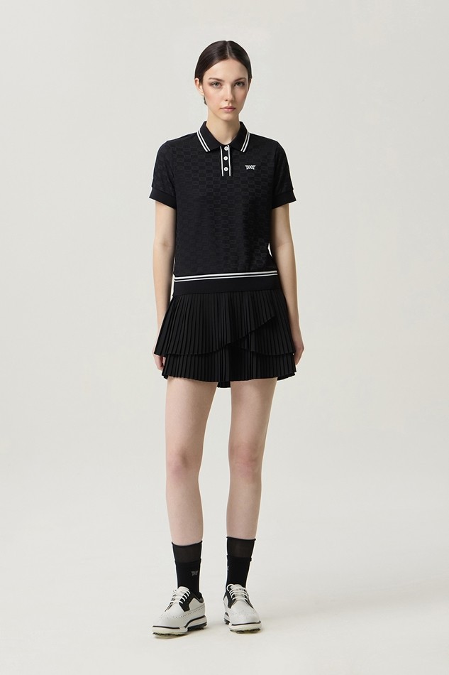 WOMEN WRAP PLEATED SKIRTS