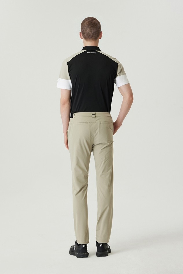 MEN KNIT-SLEEVE COLLAR SHORT SLEEVE