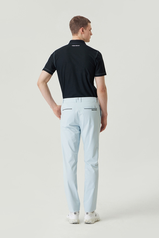 MEN STITCH POINT COLLAR SHORT SLEEVE