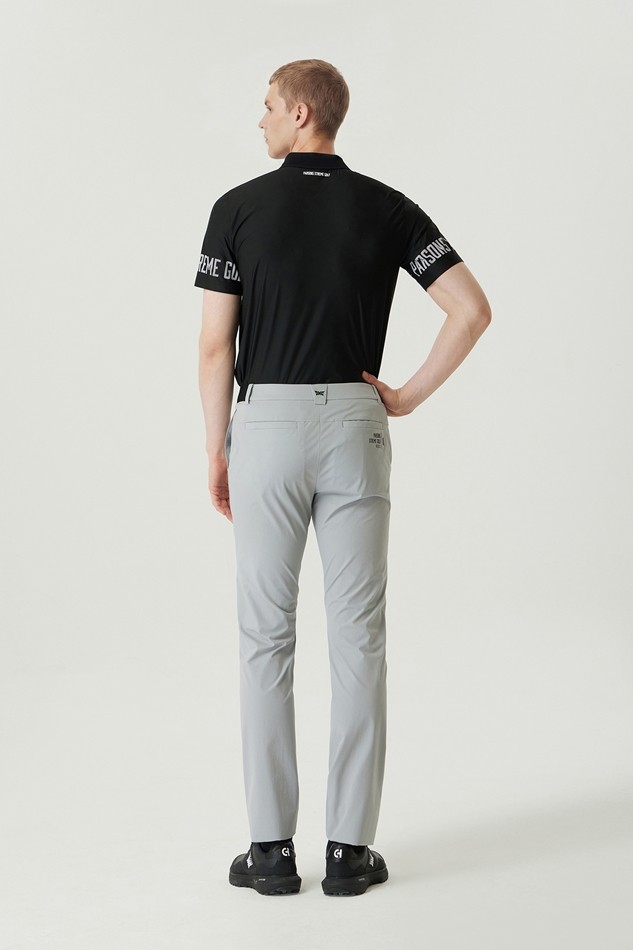 MEN PERFORATED SLIM FIT PANTS