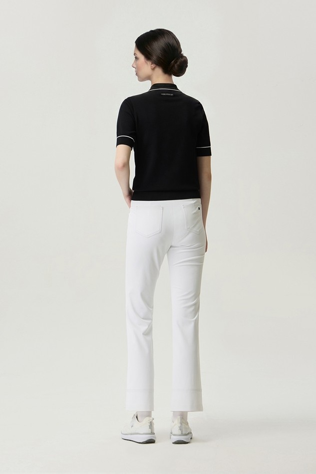 WOMEN TWILL REGULAR BOOTS CUT PANTS