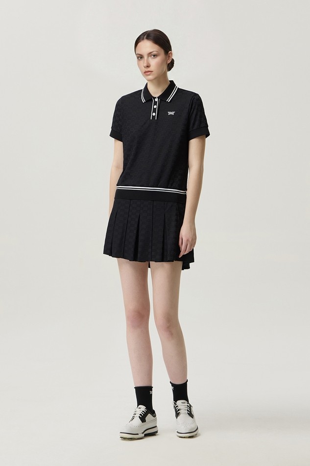 WOMEN JACQUARD FLARE SKIRTS