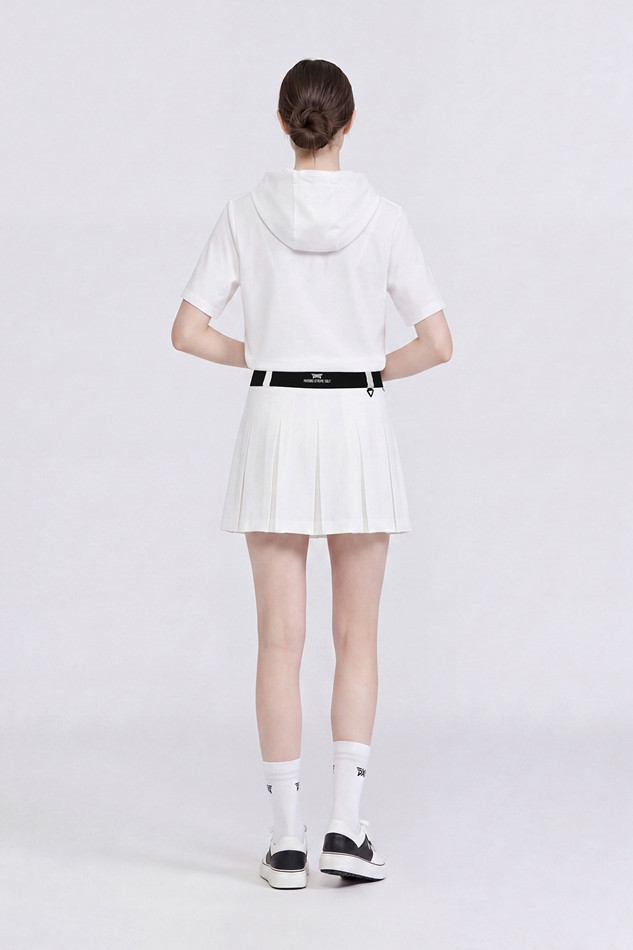 WOMEN TEXTURED PLEATED SKIRT SET-UP