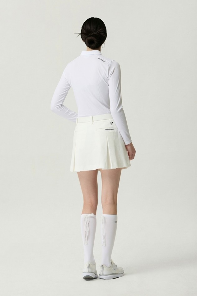 WOMEN BUTTON COLLAR LONG SLEEVE