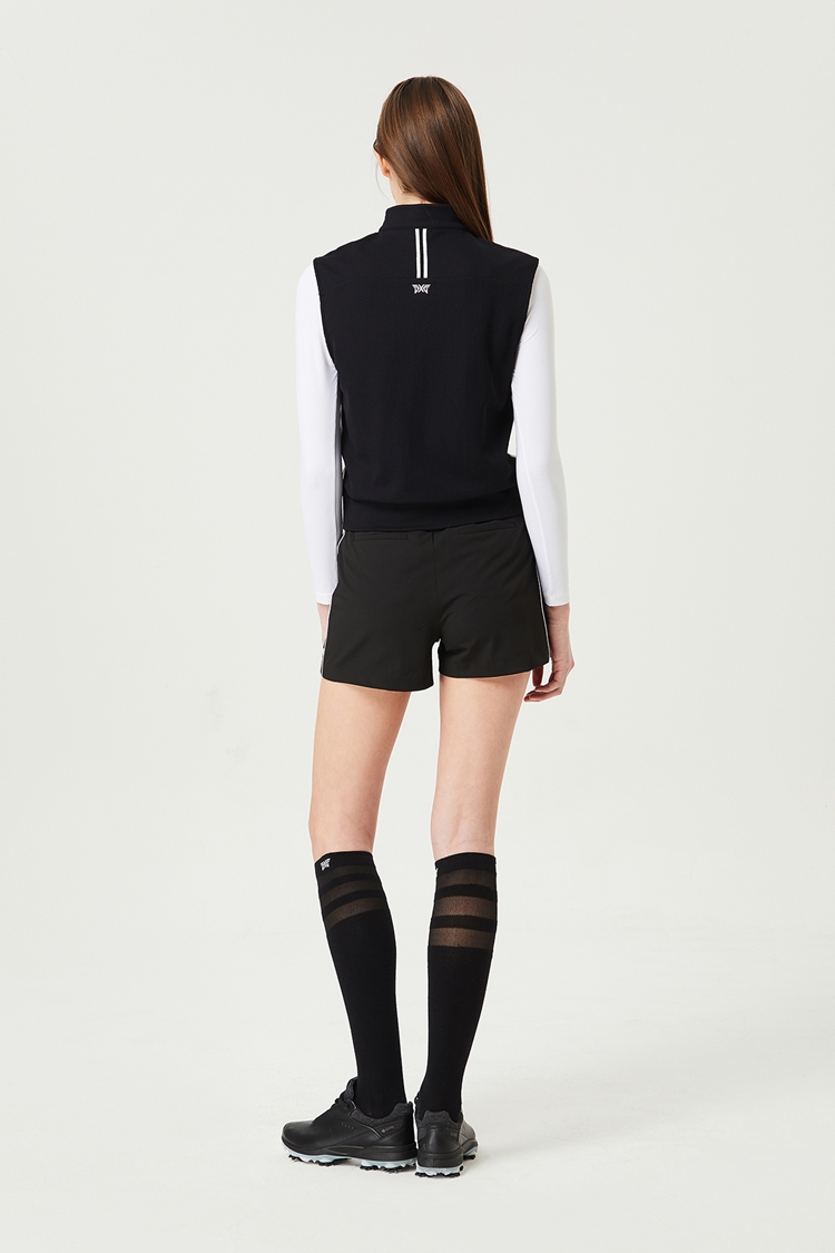 WOMEN SUMMER HALF ZIP JERSEY VEST