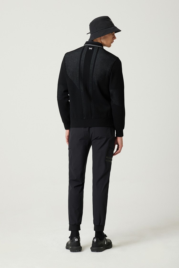 HYBRID FULL ZIP-UP SWEATER