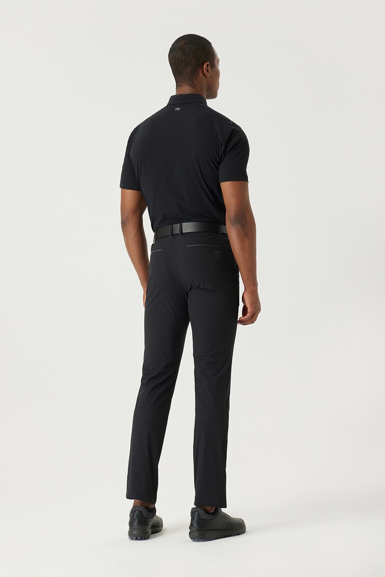 SUMMER WOVEN HYBRID COLLAR SHORT-SLEEVE