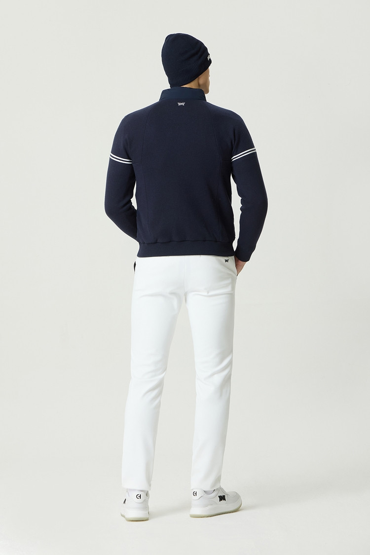 WINTER LINE POINT HYBRID DOWN SWEATER CARDIGAN