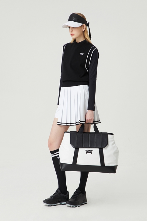 BASIC HIGH-NECK KNIT VEST