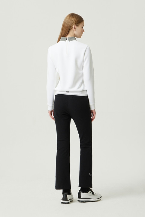 WOMEN WINTER BACK ZIP COLLAR LONG-SLEEVE