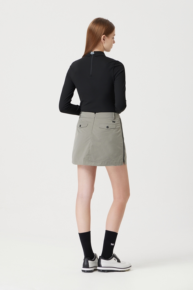 WOMEN SIDE PLEATED SKIRT
