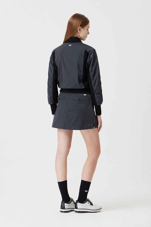 WOMEN SIDE PLEATED SKIRT