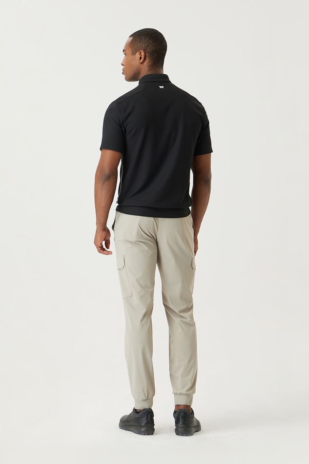 SUMMER LOOSE FIT COLLAR SHORT-SLEEVE