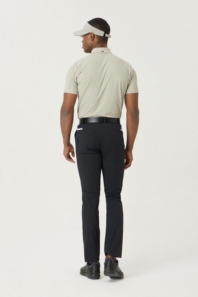 SUMMER COLOR POINT PERFORATED PANTS