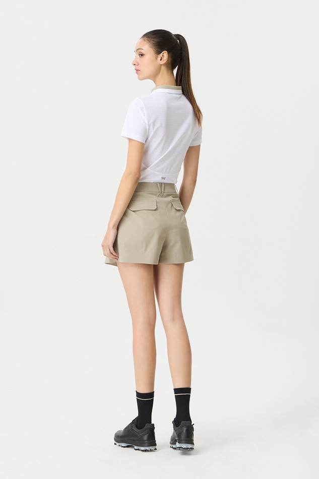 WOMENS SUMMER WRAP PLEATED PANTS