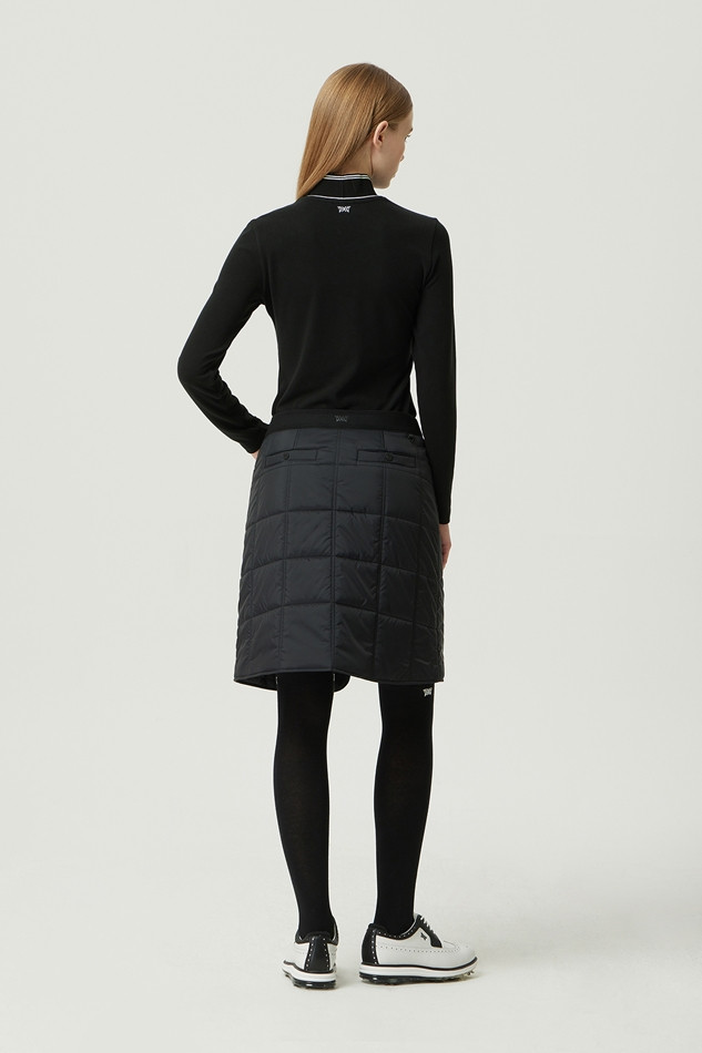 WOMEN WINTER BELT PADDED SKIRT