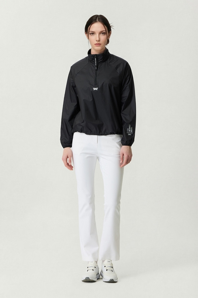 WOMEN HIGH NECK ANORAK JACKET